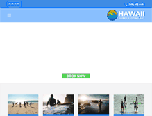 Tablet Screenshot of hawaiisurflessons101.com